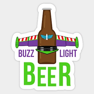 BUZZ LIGHT BEER Sticker